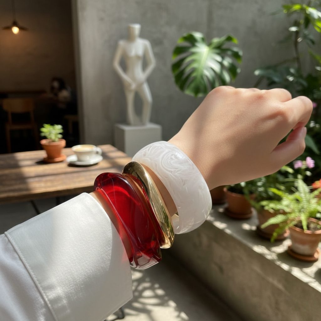 Marble & Merlot Stack