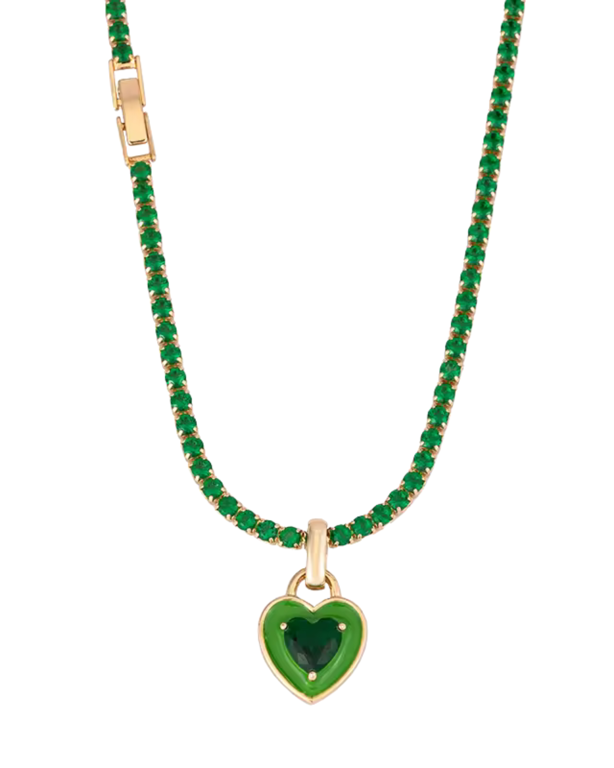 Candy Heart Tennis Choker Necklace