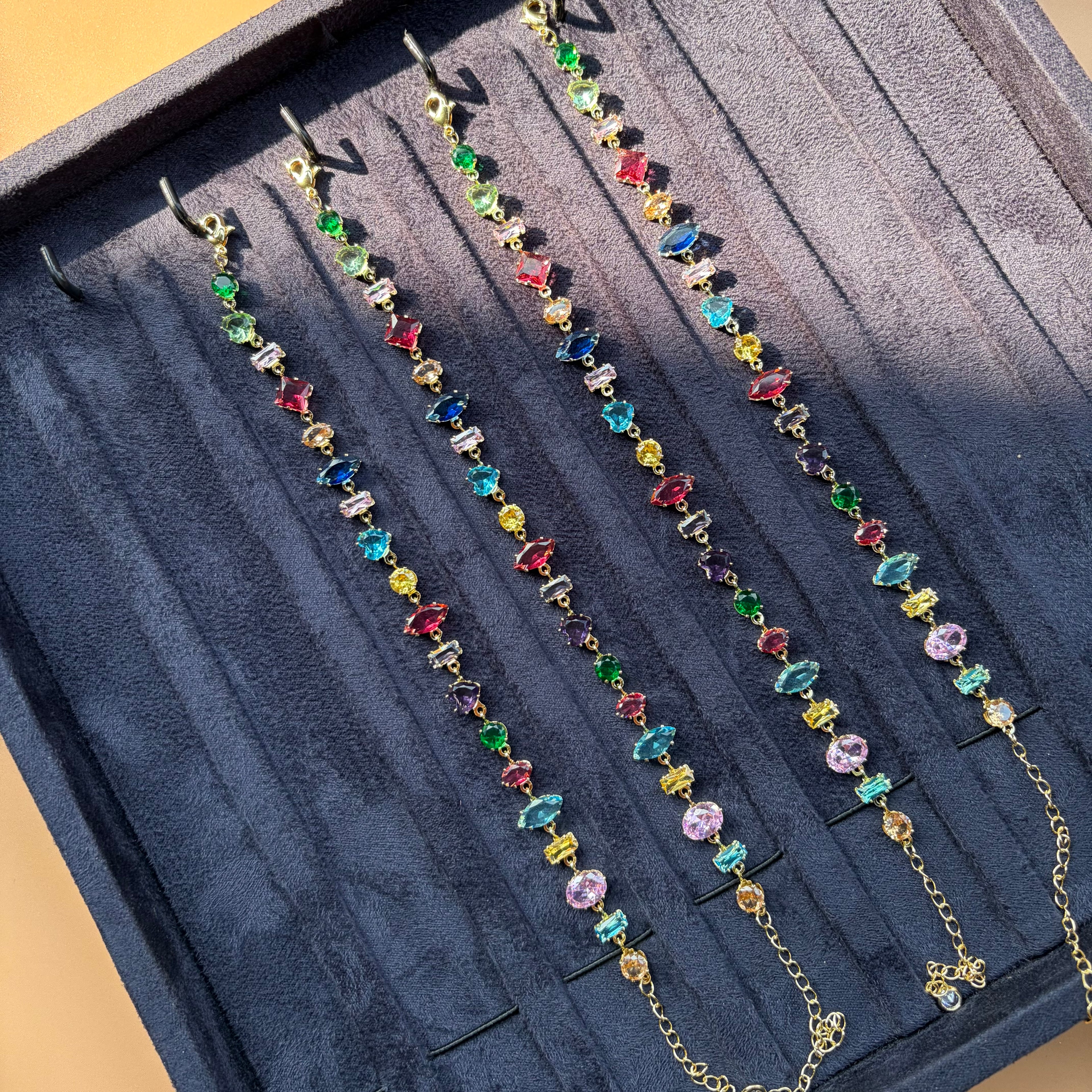 Pastel Gemstone Bracelets