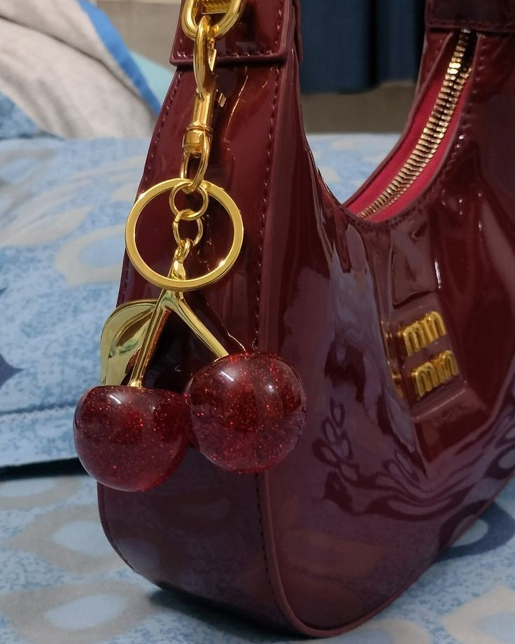 Cherry Bag Charm