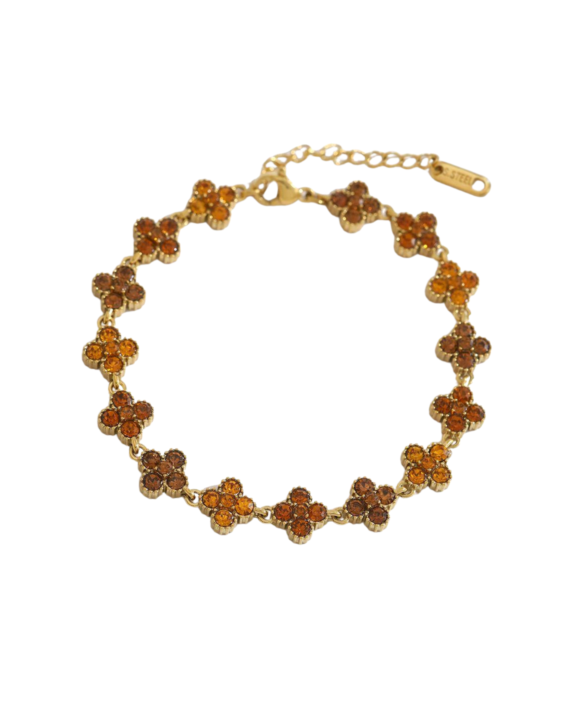 Clover Pavé Crystal Bracelet