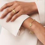 Golden Clover Bracelet