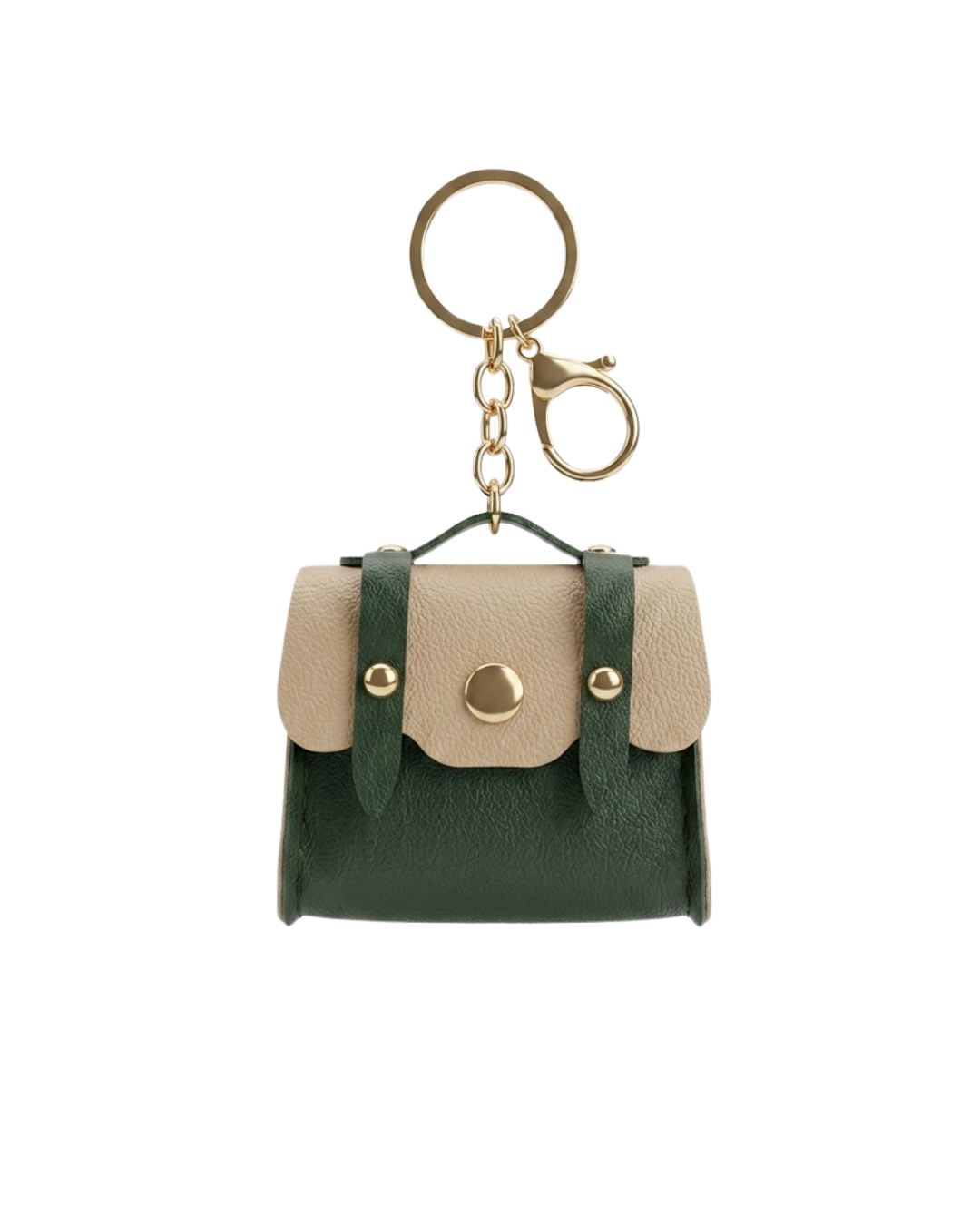 Classic Mini Satchel Charm - Dark Green