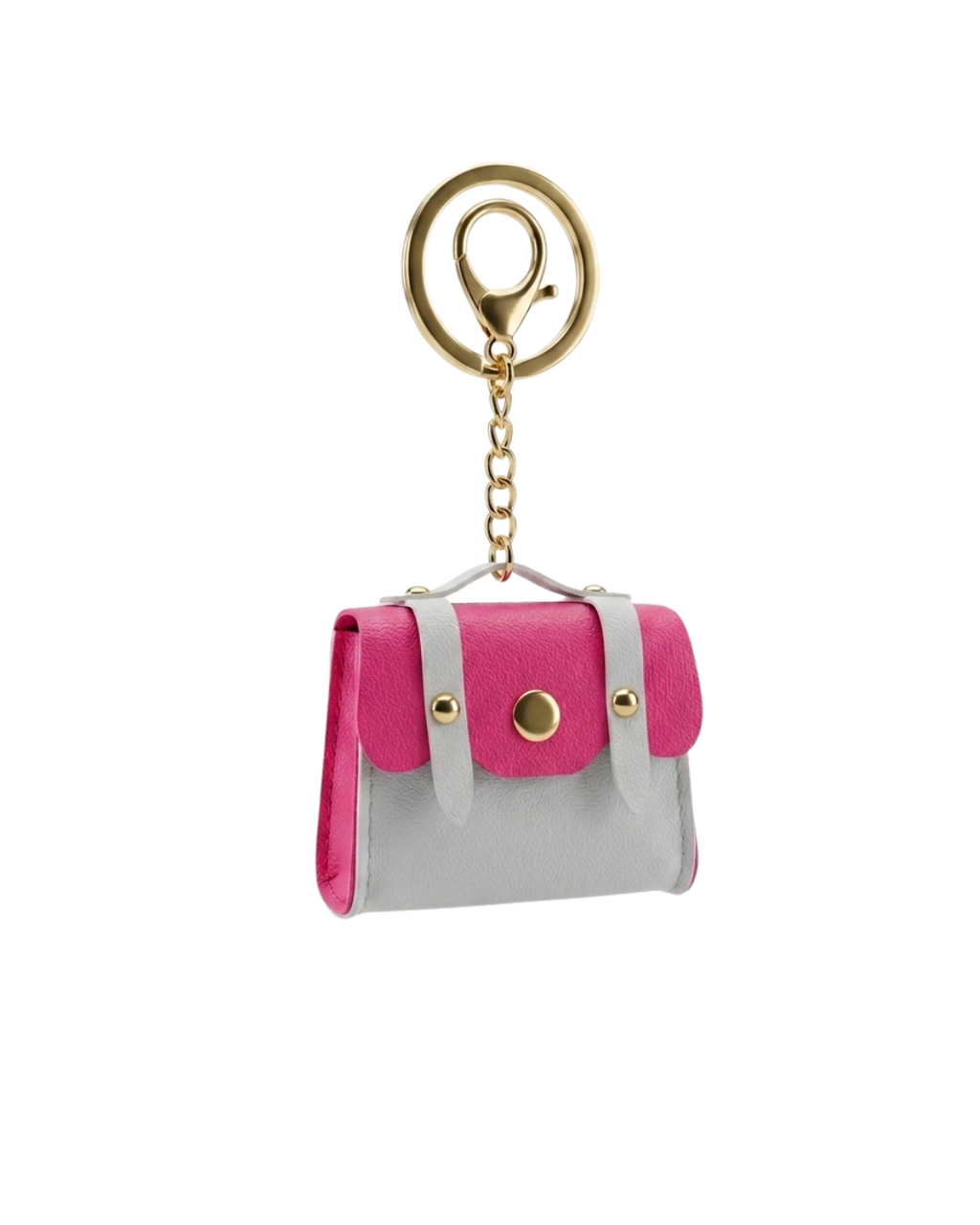 Classic Mini Satchel Charm - Pretty Pink