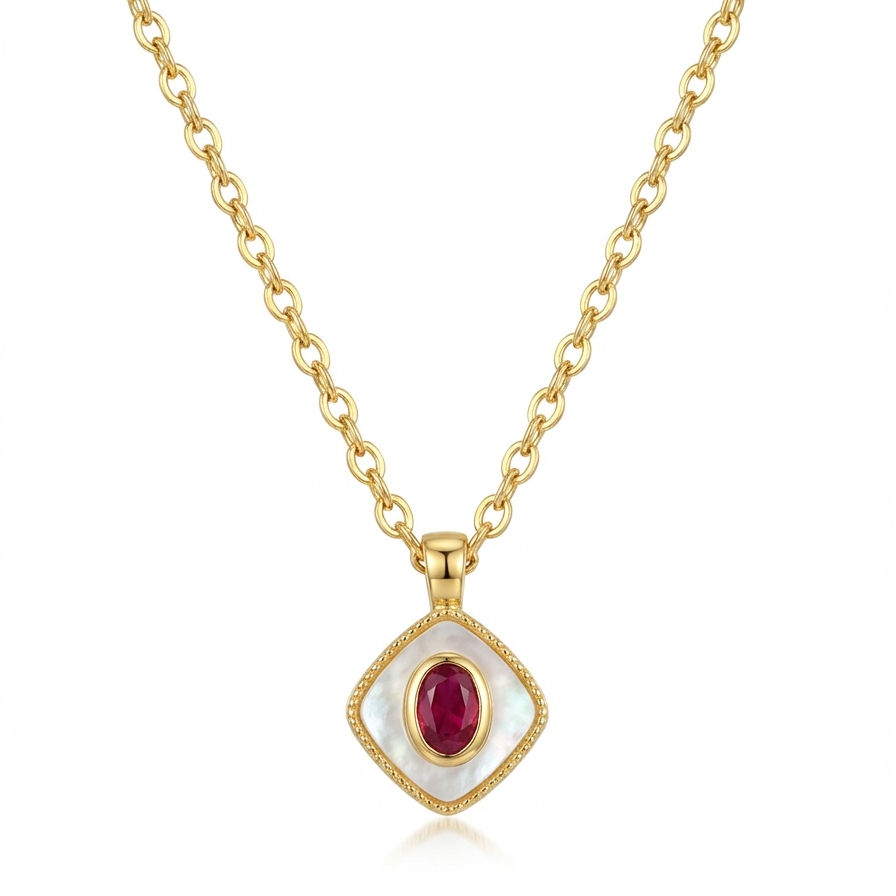 Ruby Frame Neckchain