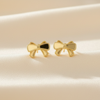 Brass Bow Studs
