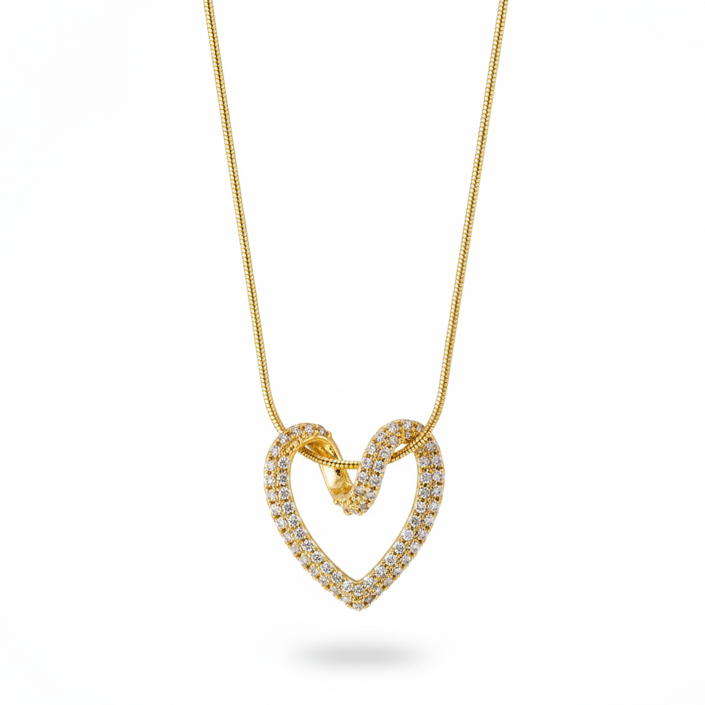 Intertwined Heart Chain