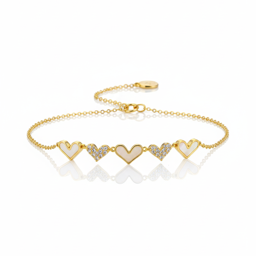 Tiny Hearts Bracelet