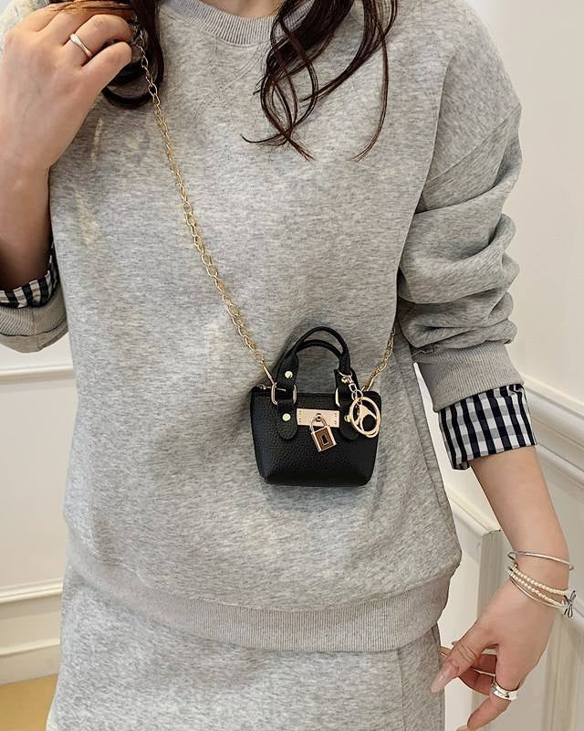 Mini Padlock Crossbody Bag