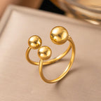 Golden Orbit Ring