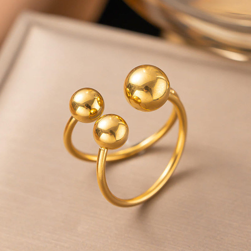 Golden Orbit Ring