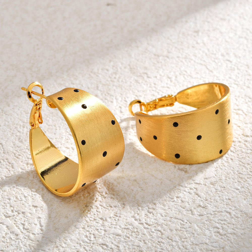 Polka Dot Hoops