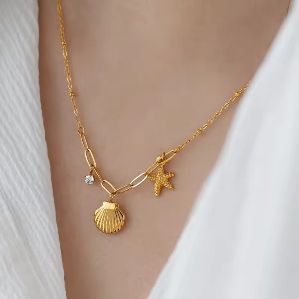 Ocean Treasure Charm Necklace