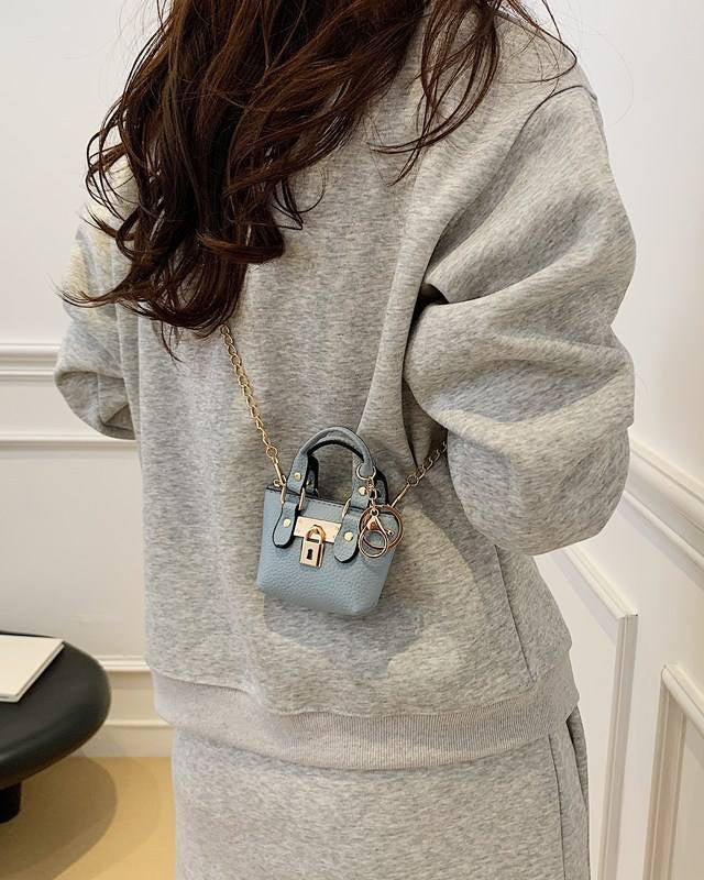 Mini Padlock Crossbody Bag