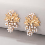 Golden Berry Drop Earrings