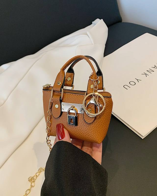 Mini Padlock Crossbody Bag