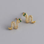 Golden Serpent Studs