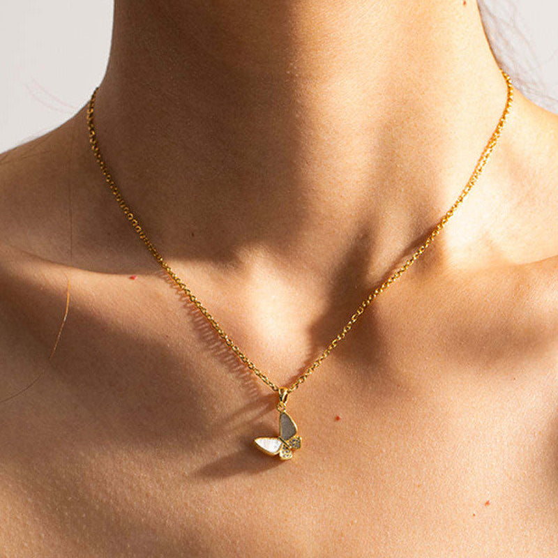 White Butterfly Chain