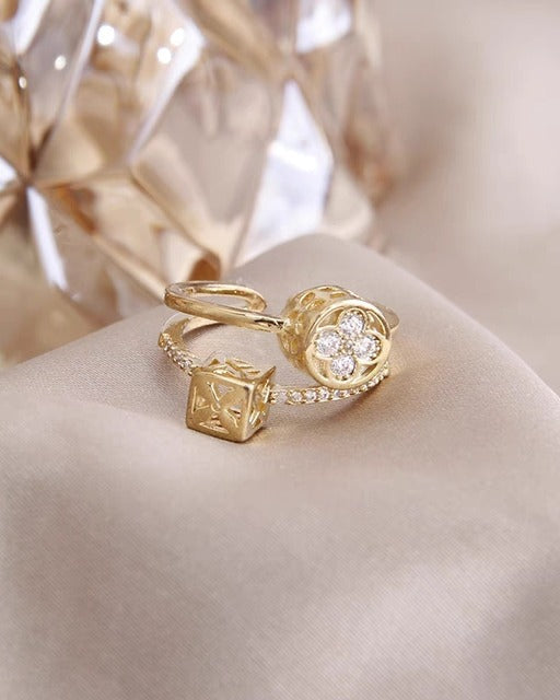 Quadra Clover Ring