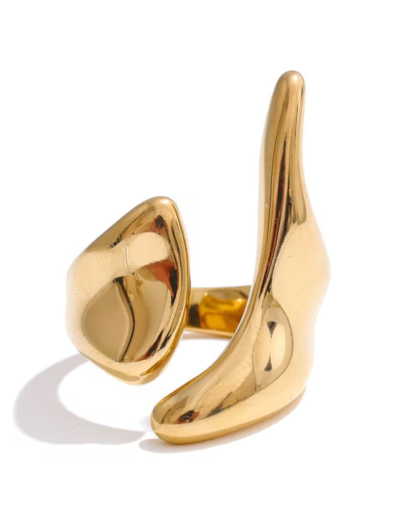 Golden Helix Ring