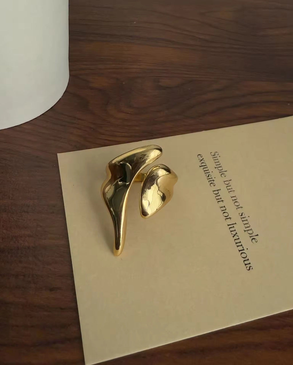 Golden Helix Ring