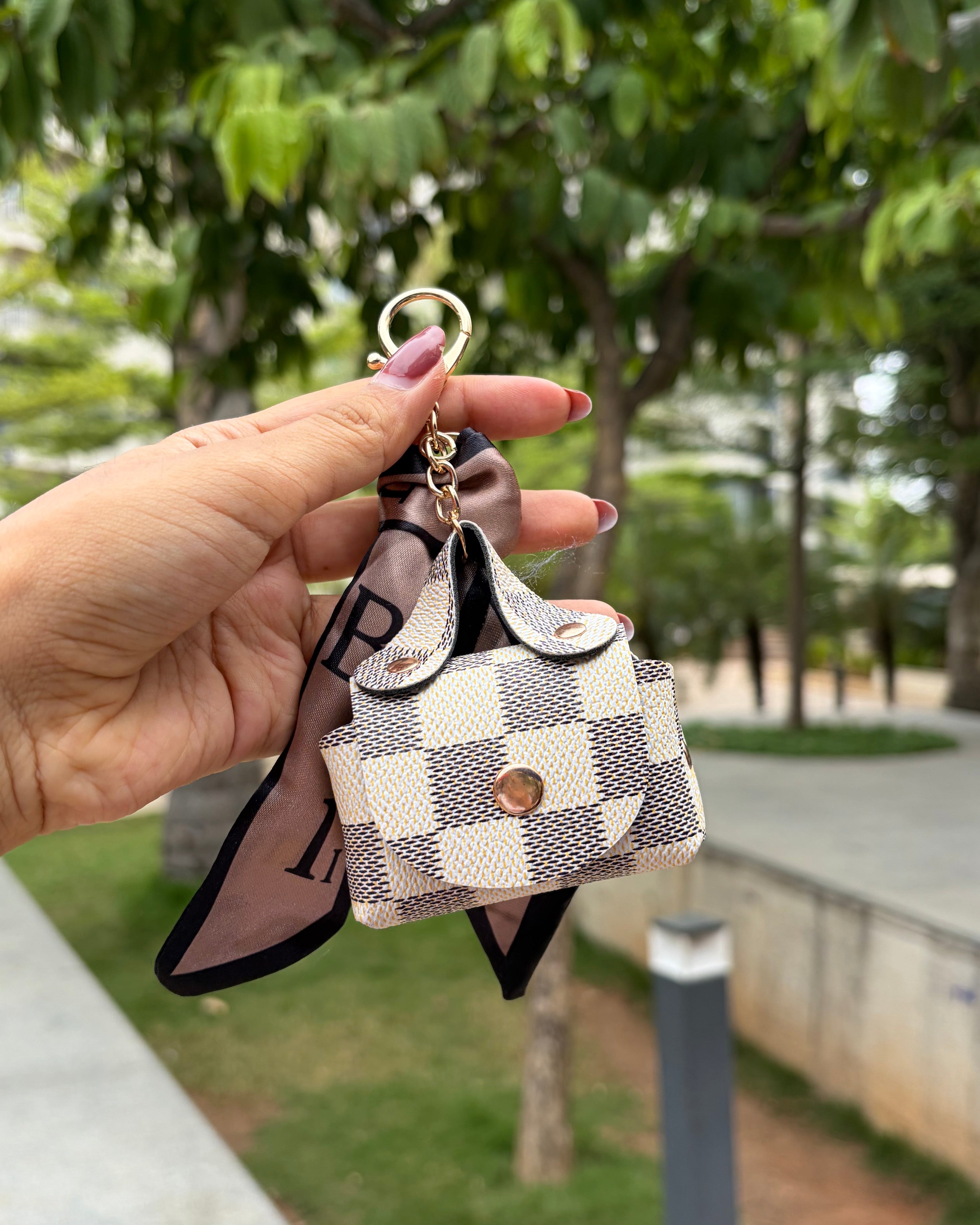 Checkered Petite Charm