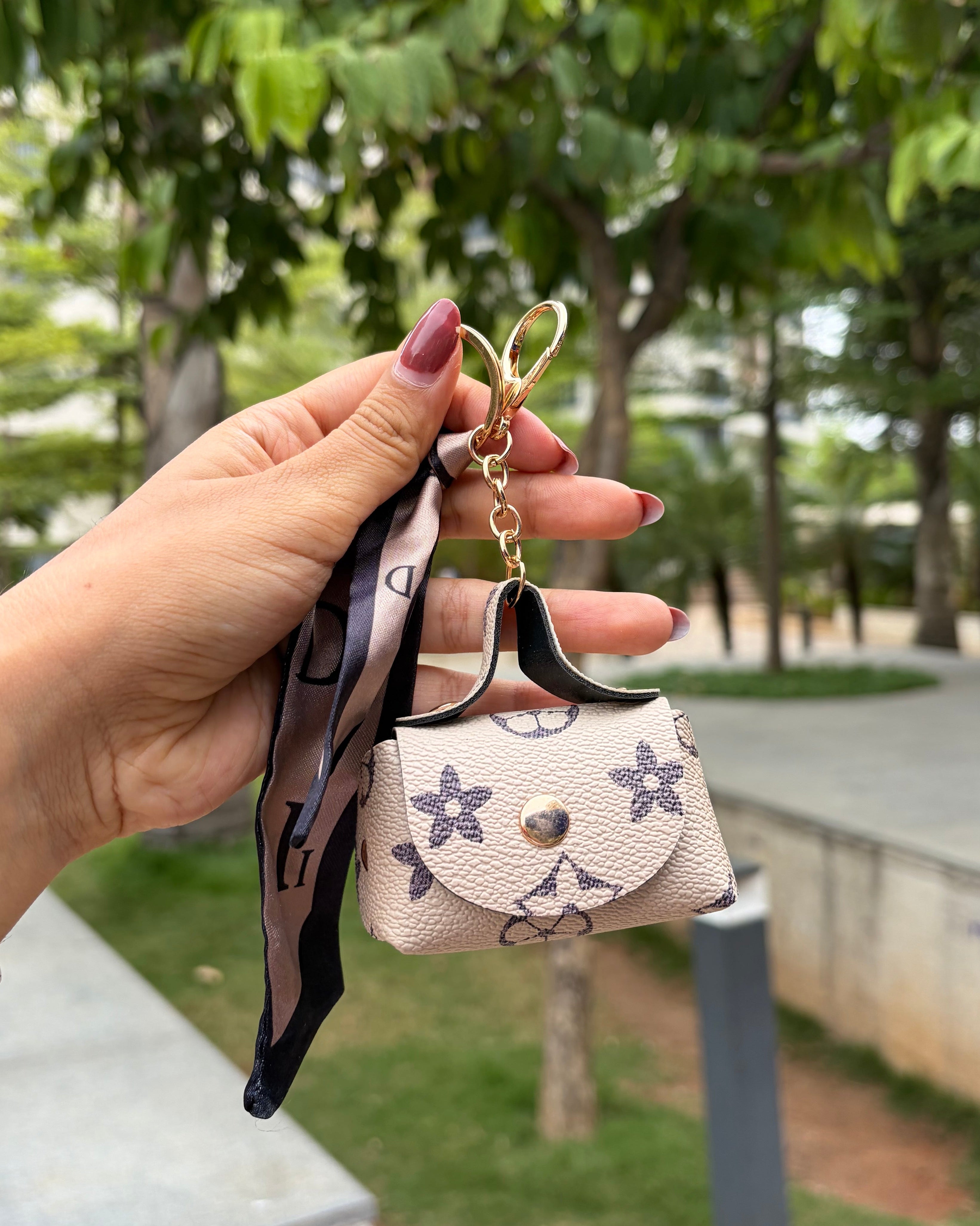 Monogram Mini Bag Charm