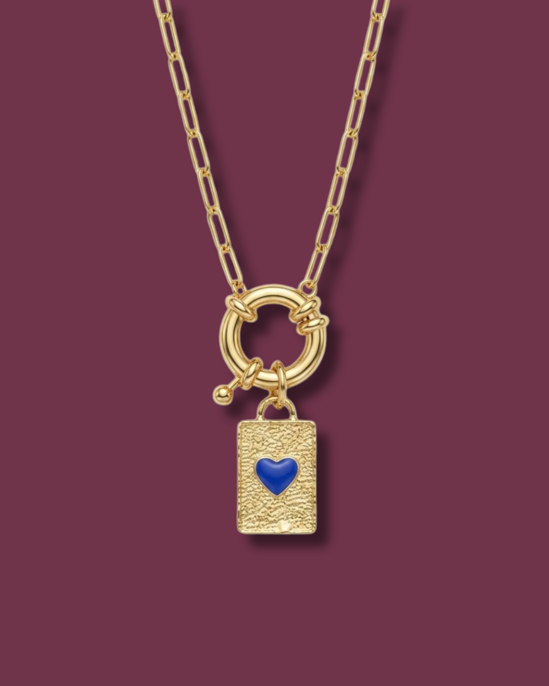 Poker Hearts Necklace