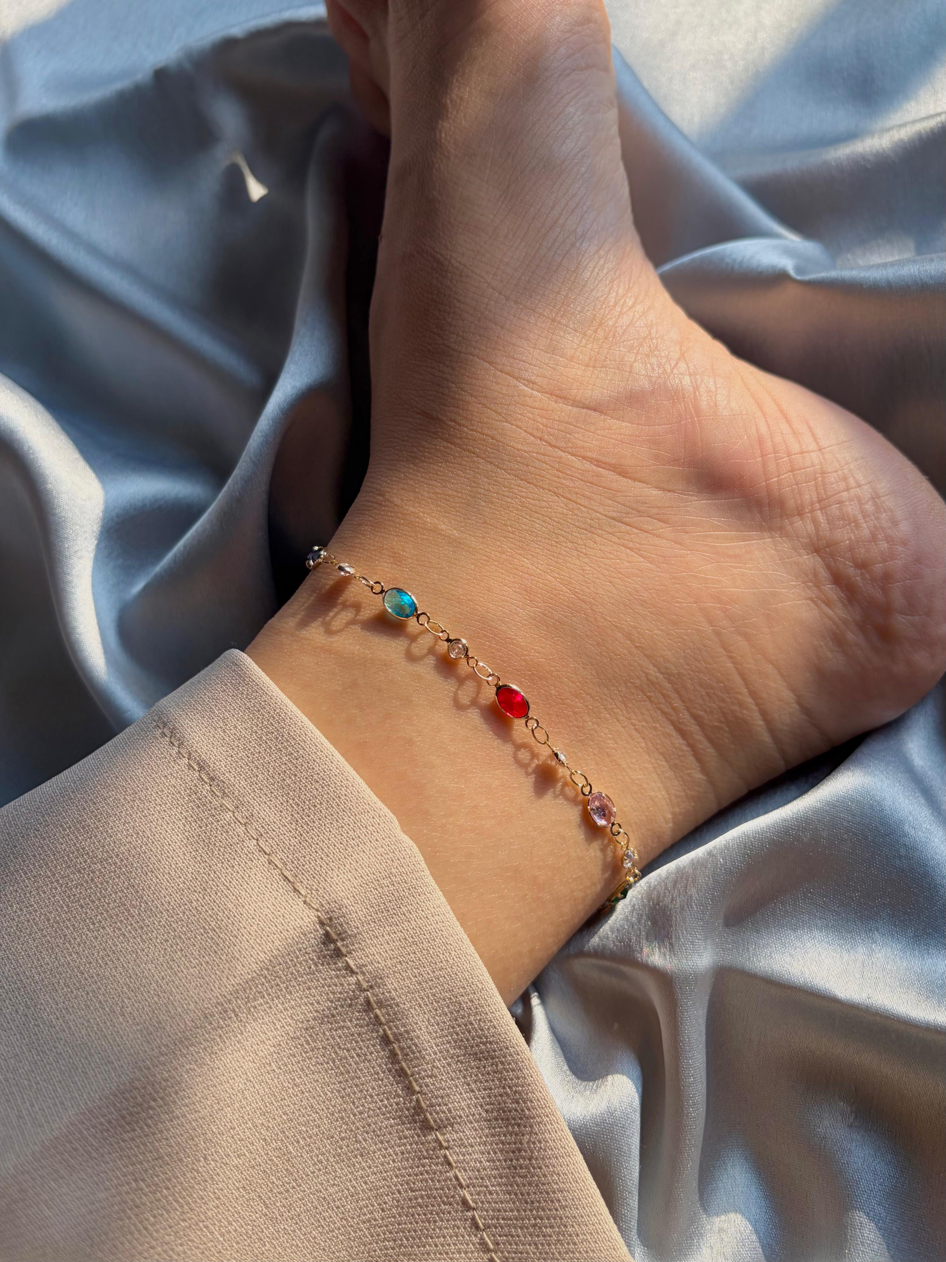 Prism Charm Anklet