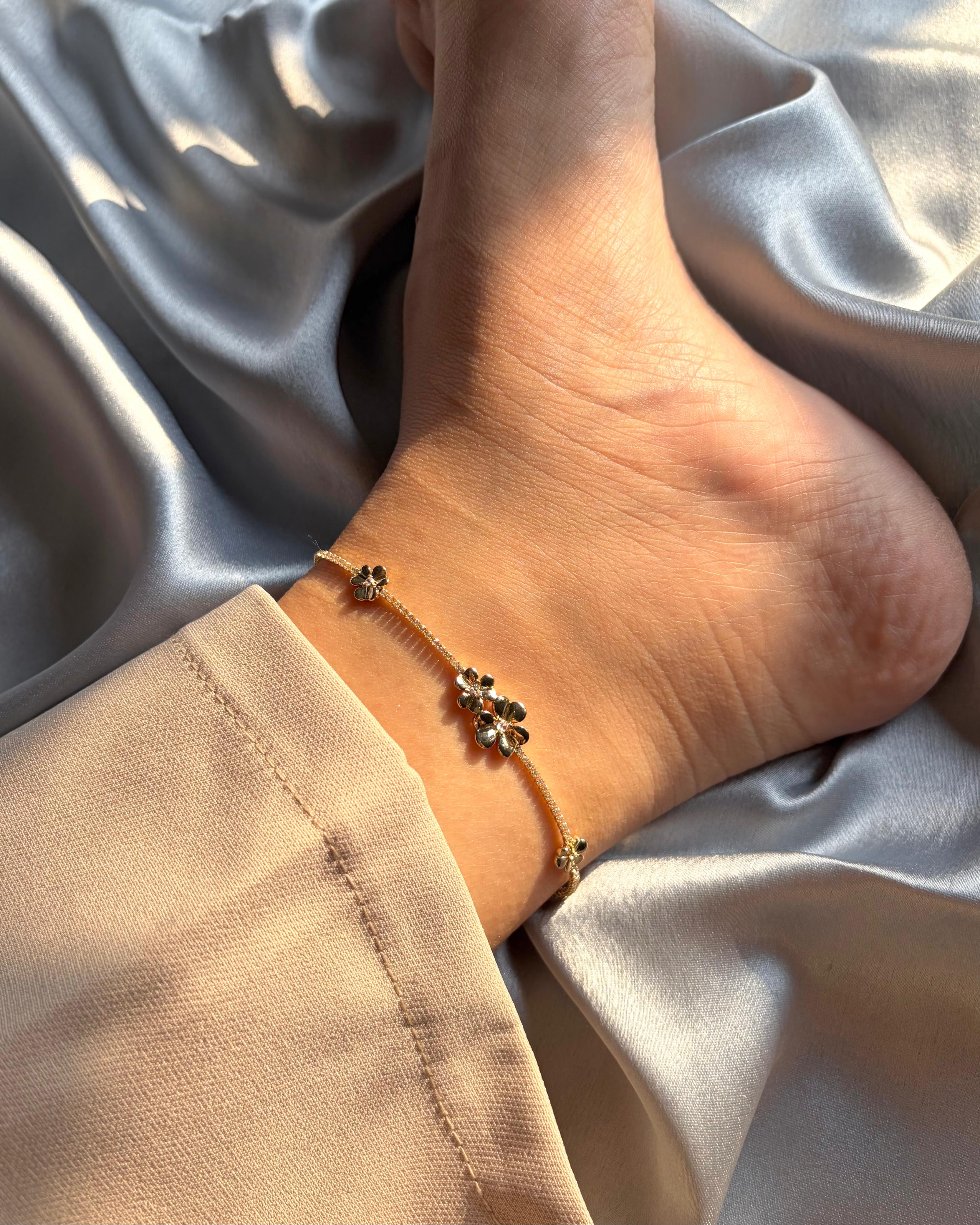 Daisy Bloom Anklet