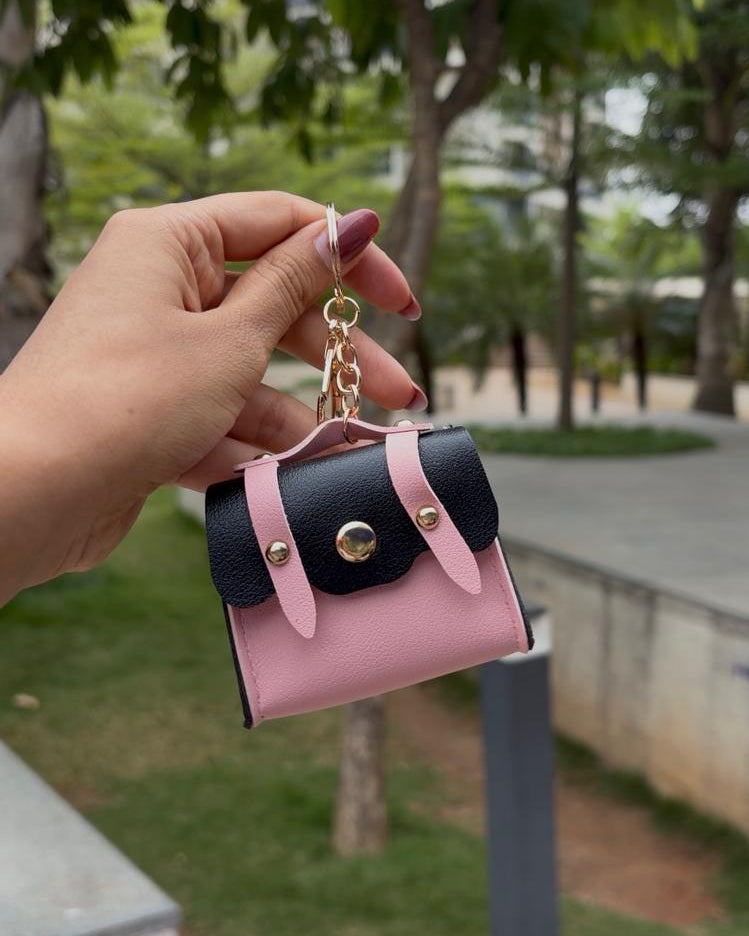 Classic Mini Satchel Charm - Baby Pink