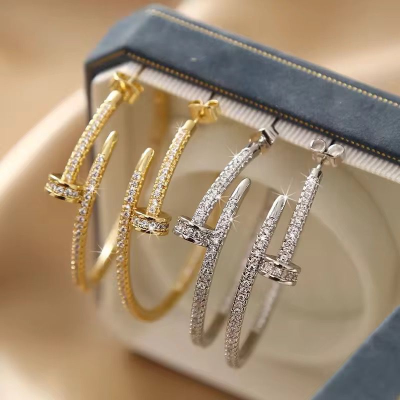 Helix Nail Statement Hoops