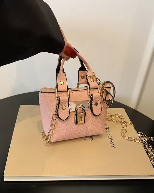Mini Padlock Crossbody Bag