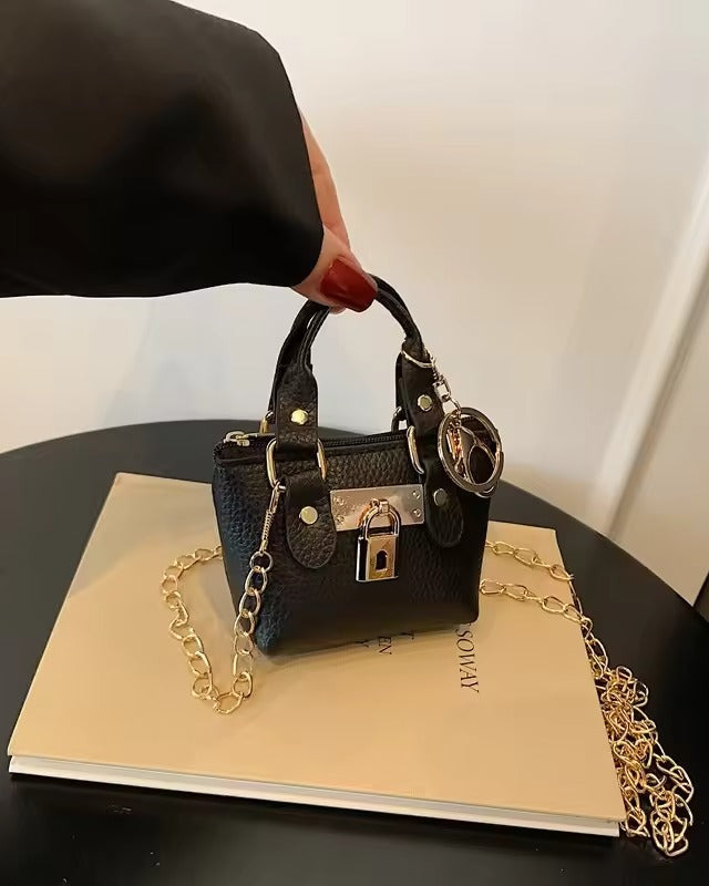 Mini Padlock Crossbody Bag