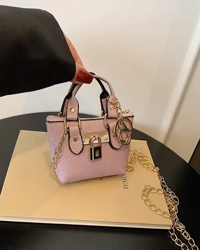 Mini Padlock Crossbody Bag