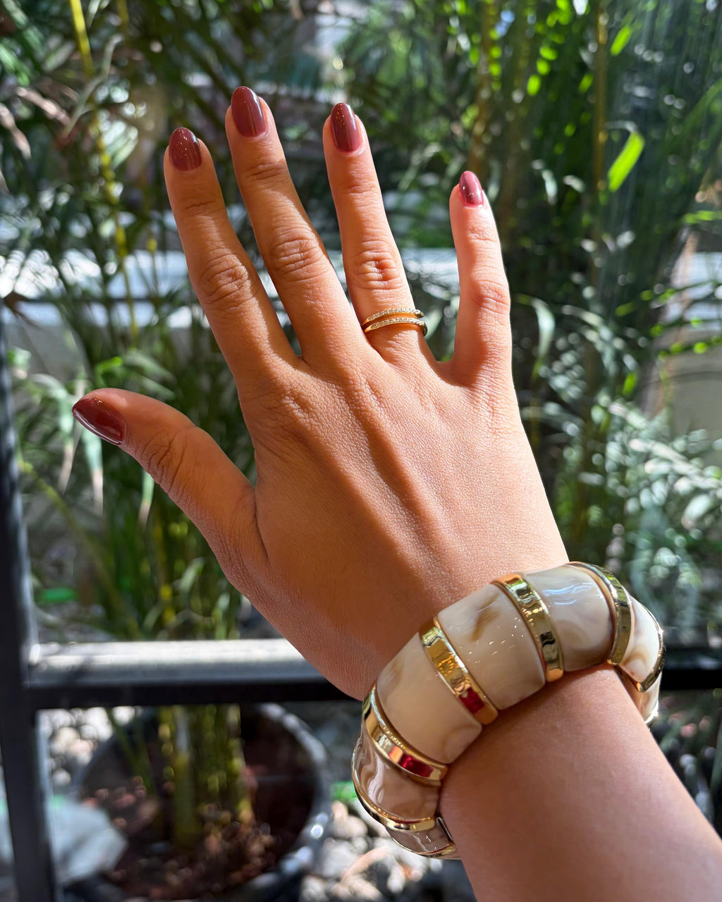Resin Gold Bracelets