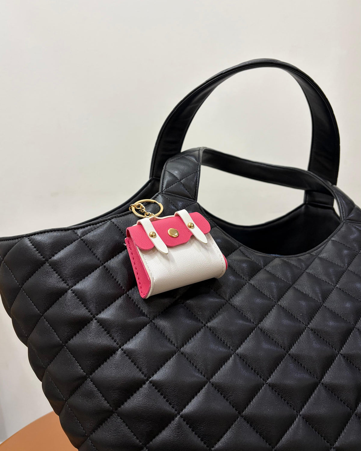 Classic Mini Satchel Charm - Pretty Pink