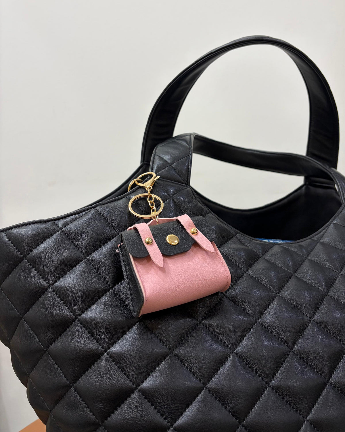 Classic Mini Satchel Charm - Baby Pink