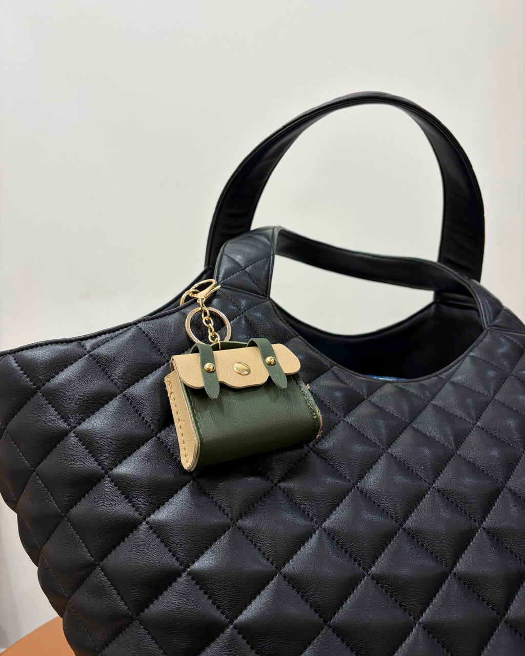 Classic Mini Satchel Charm - Dark Green