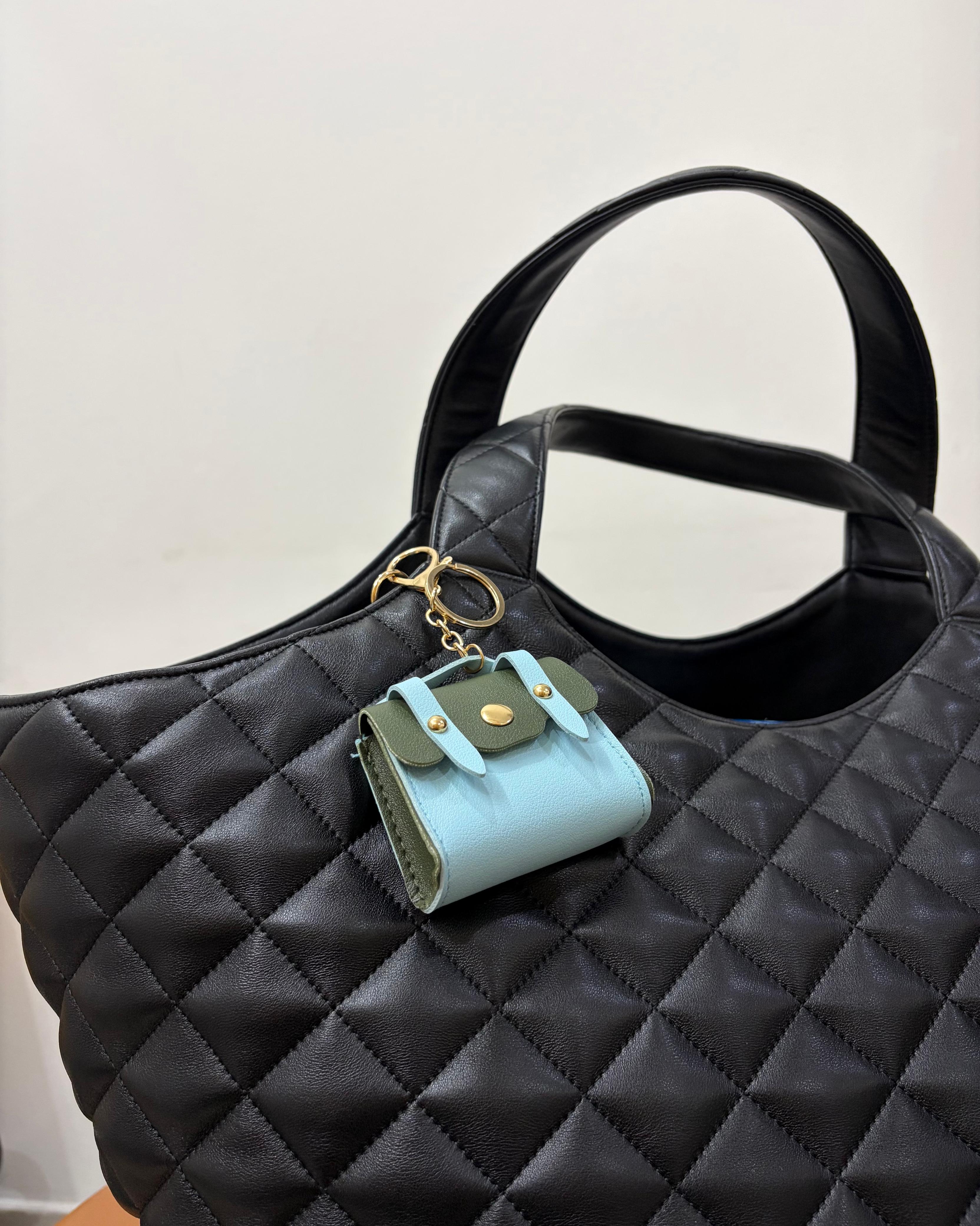 Classic Mini Satchel Charm - Sky Blue