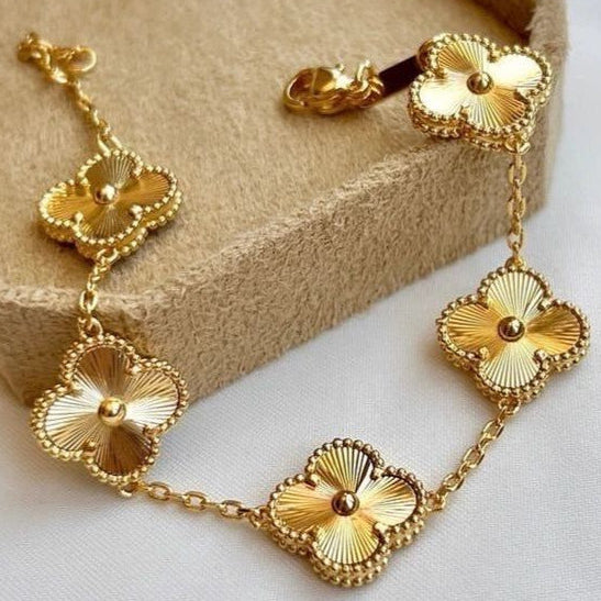 Golden Clover Bracelet