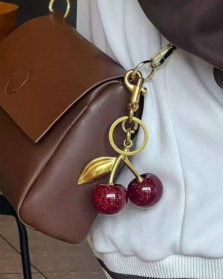 Cherry Bag Charm